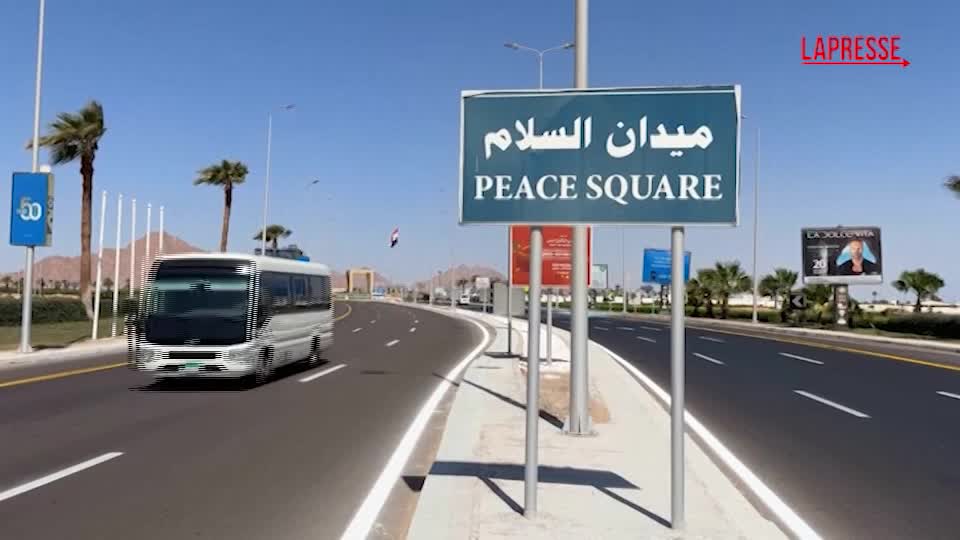 Gaza, i preparativi a Sharm el Sheikh per ospitare la firma degli accordi