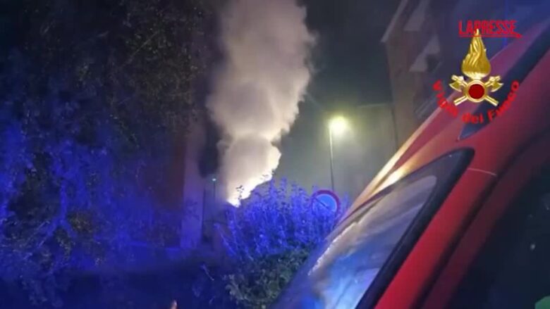 Incendio a Cornaredo, morte tre persone: le immagini del rogo