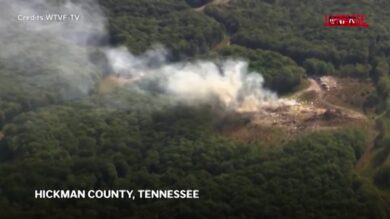 Tennessee, esplosione in fabbrica munizioni: le immagini della devastazione
