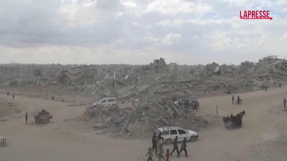 gaza viaggio tra le macerie di sheikh radwan quartiere distrutto dalla guerra