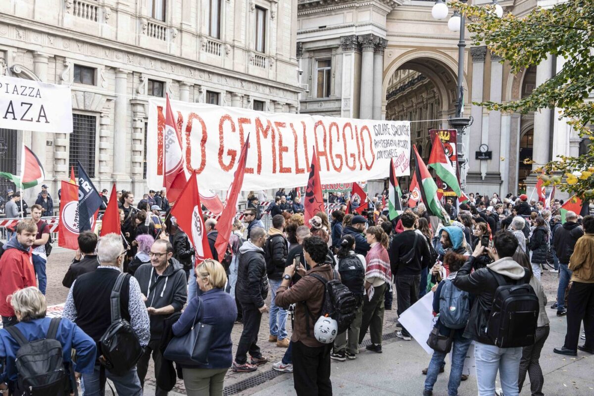 Milano-Tel Aviv, confermato il gemellaggio: caos in Consiglio comunale e scontri in strada