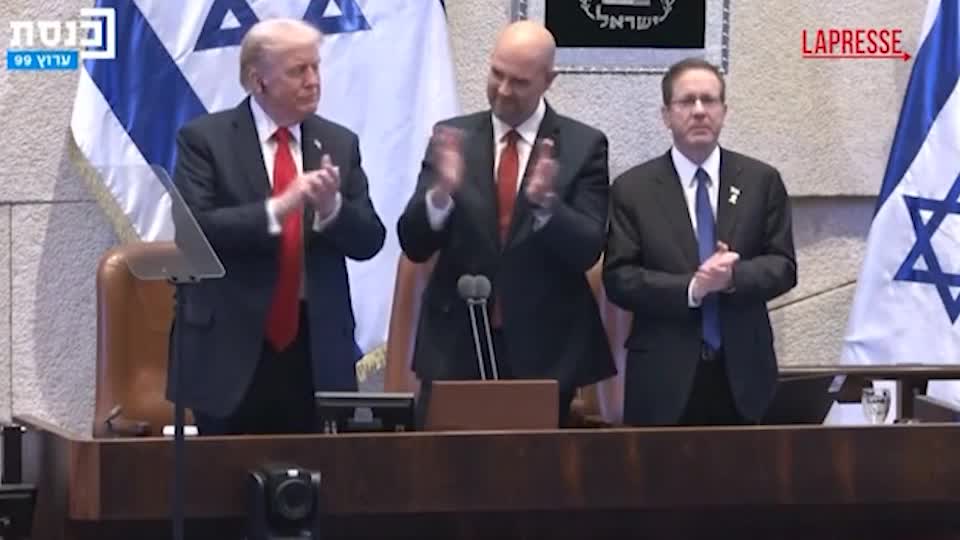 trump alla knesset il presidente amir ohana sar224 consacrato nel pantheon della storia