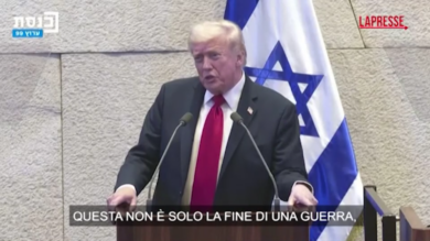 Gaza, Trump alla Knesset: "Fine del terrore e della morte, inizia epoca di fede e speranza"