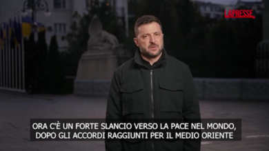 Ucraina, Zelensky: "Dopo Gaza, c'è un grande slancio globale per la pace"
