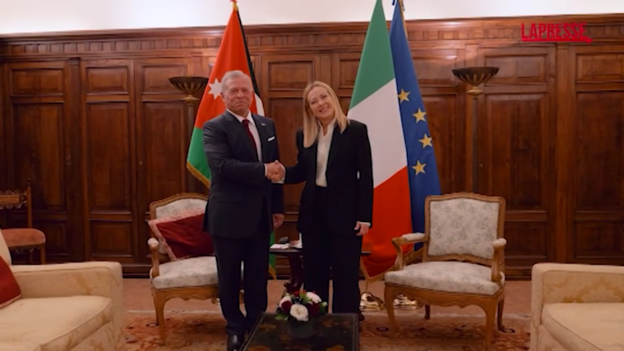 italia giordania bilaterale tra meloni e re abdullah a margine processo aqaba