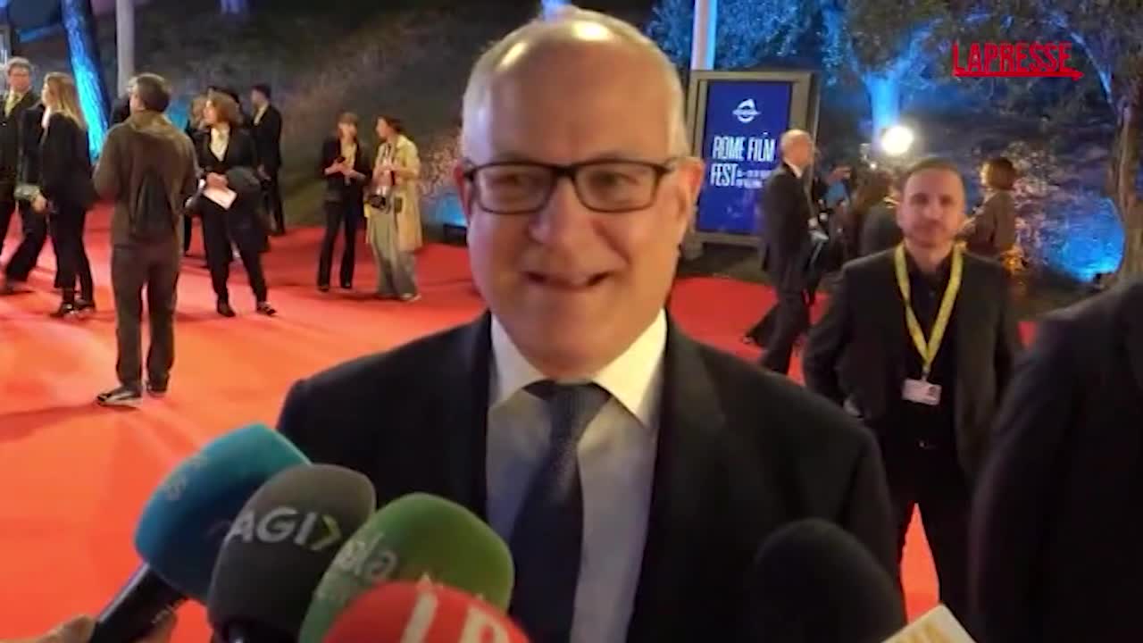 Gualtieri: "Roma è la capitale del cinema, siamo contenti" Gualtieri: "Roma è la capitale del cinema, siamo contenti"