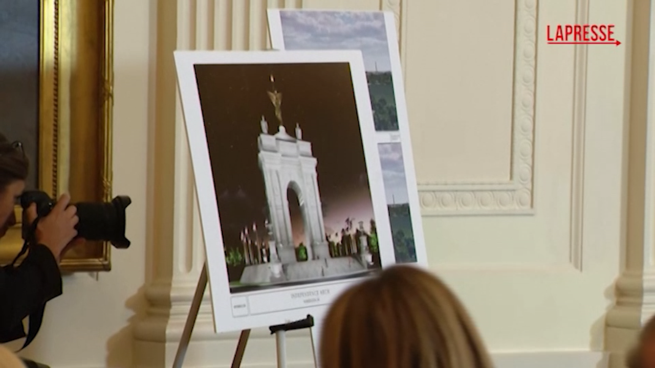 un arco di trionfo a washington trump svela l ambizioso progetto