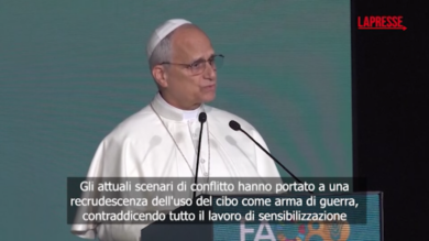 Papa Leone XIV alla Fao: "Uso della fame come arma di guerra è un crimine"