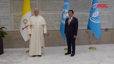 Roma: Papa, Mattarella e Meloni alla Fao