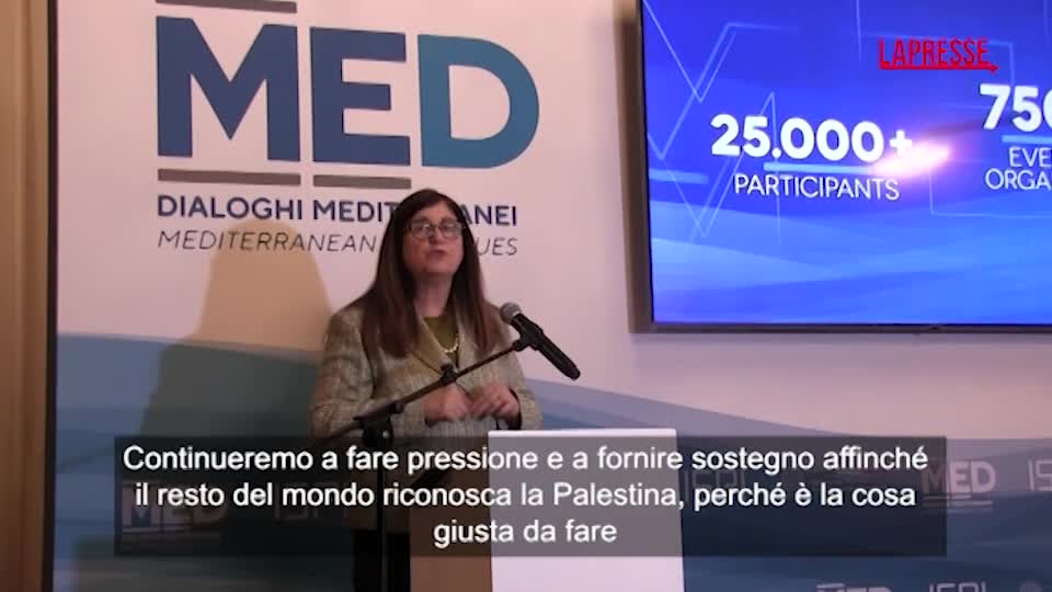 Gaza, ministra Anp: "Mondo riconosca Palestina, lotteremo per i due Stati" Gaza, ministra Anp: "Mondo riconosca Palestina, lotteremo per i due Stati"