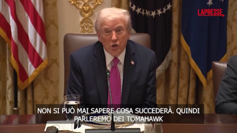 Ucraina, Trump: "La speranza è che non ci sia bisogno dei Tomahawk"