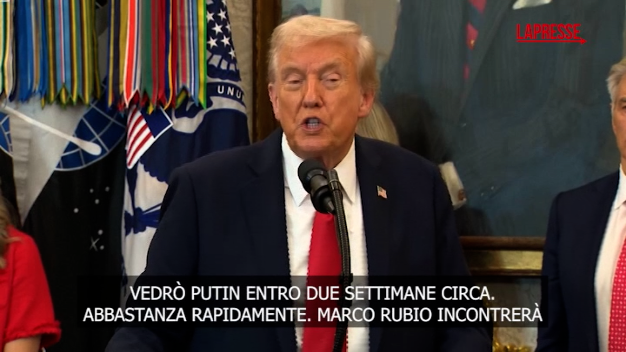Ucraina, Trump sente Putin e lo incontrerà a Budapest: "E