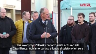 Ucraina, Merz: "L'Europa ha ancora molto da fare per porre fine alla guerra"