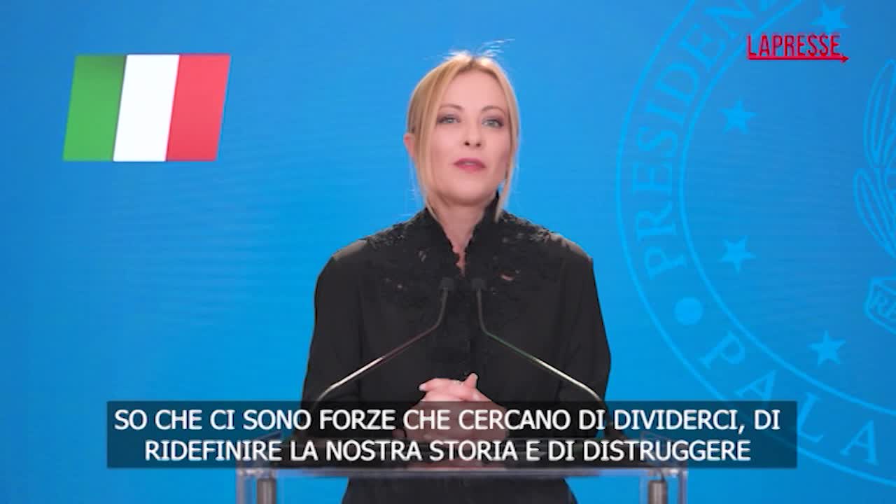 Usa, Giorgia Meloni alla Niaf: "Woke vuole cancellare la nostra cultura, lo impediremo" Usa, Giorgia Meloni alla Niaf: "Woke vuole cancellare la nostra cultura, lo impediremo"