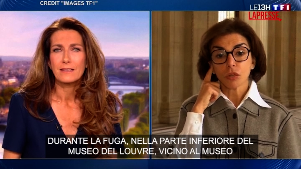 Furto al Louvre, la ministra Rachida Dati: "È stato molto rapido" Furto al Louvre, la ministra Rachida Dati: "È stato molto rapido"