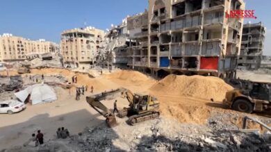 Gaza, prosegue la ricerca dei corpi degli ostaggi a Khan Younis