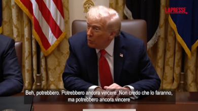Trump: "Ucraina potrebbe ancora vincere ma non credo ci riuscirà"