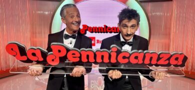 Fiorello, blitz nello studio di Vespa per lanciare ‘La Pennicanza’ – Il video
