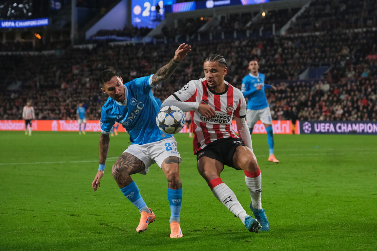 Psv Napoli 6 2, disastro Conte: inutile la doppietta di McTominay
