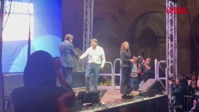 Manifestazione per la libertà di stampa a Roma, ovazione per Ranucci