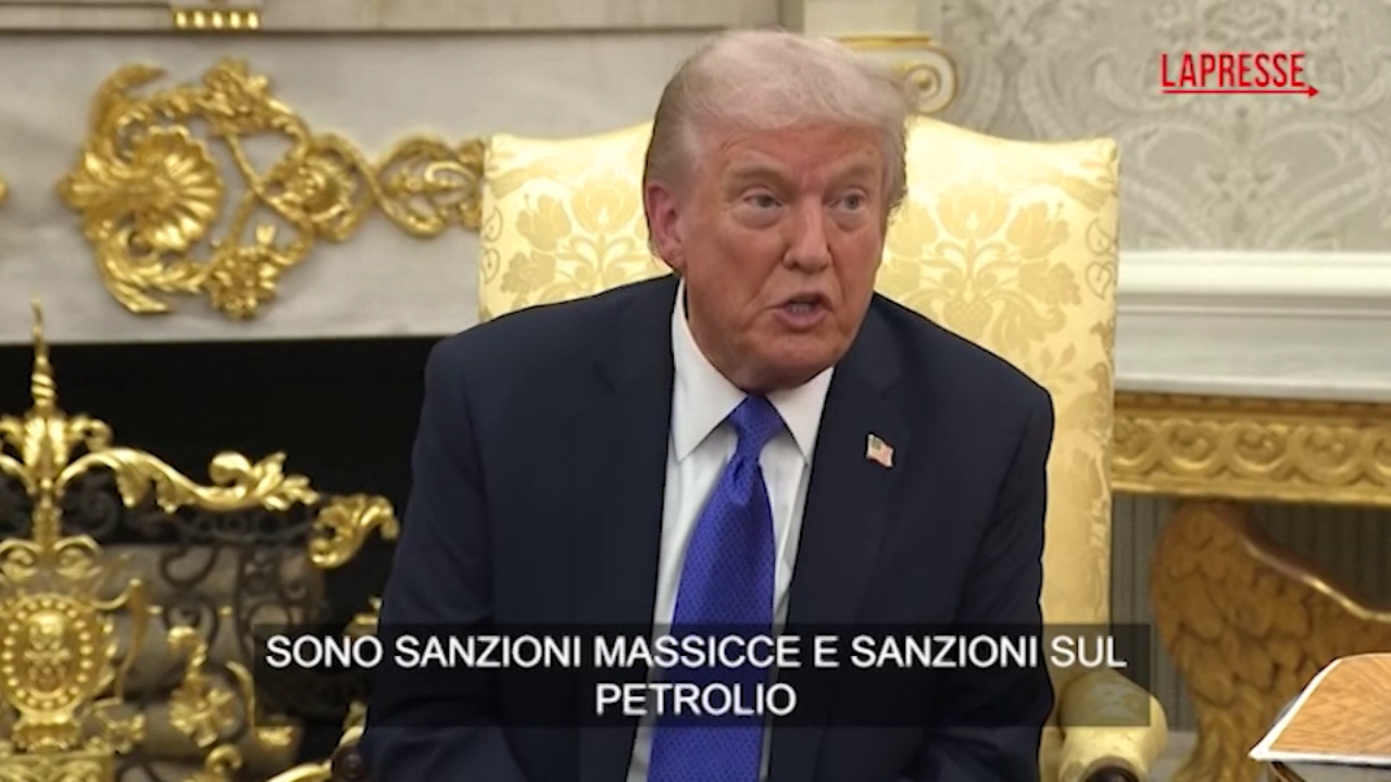 Ucraina, Trump: “Spero che con le sanzioni Putin diventi più ragionevole” Ucraina, Trump: “Spero che con le sanzioni Putin diventi più ragionevole”