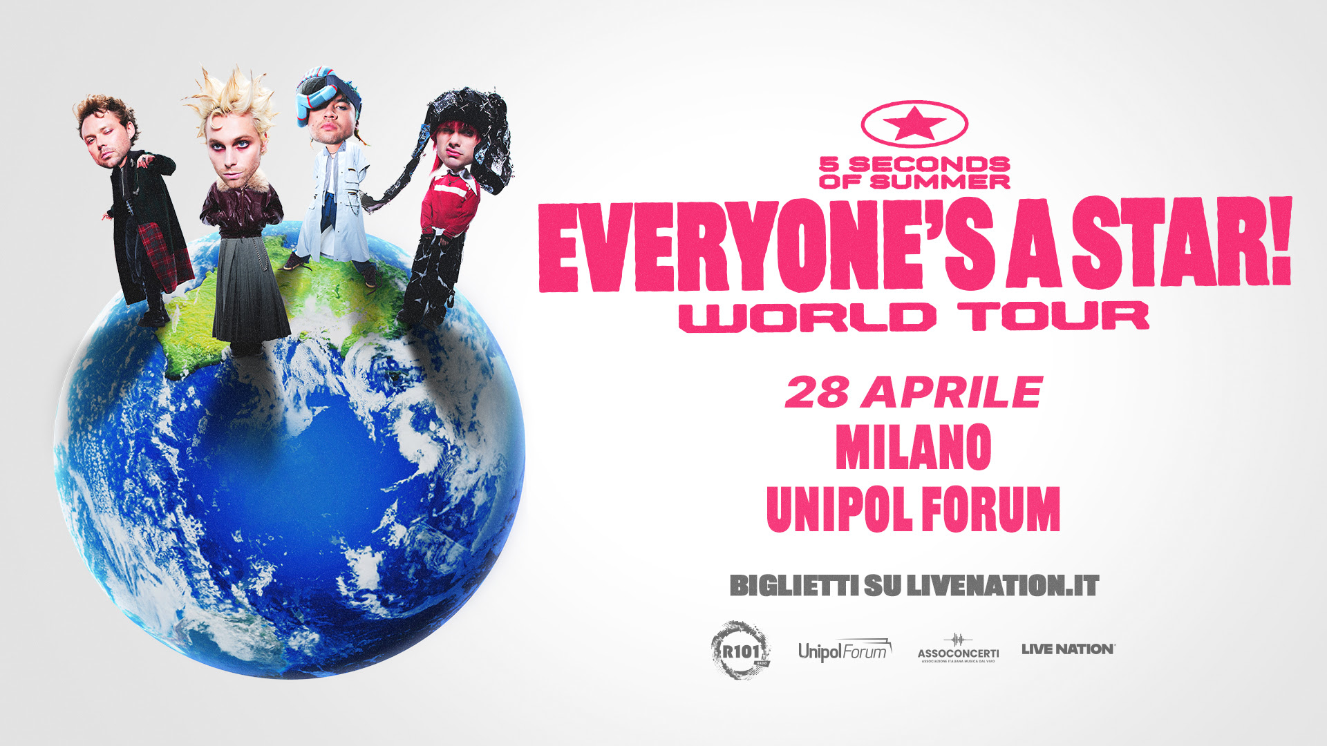 5 Seconds of Summer, ritorno live in Italia il 28 aprile al Forum di Milano