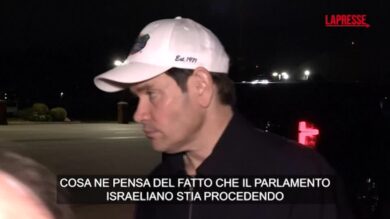 Gaza, Rubio: "Annessione Cisgiordania minaccia piano di pace"