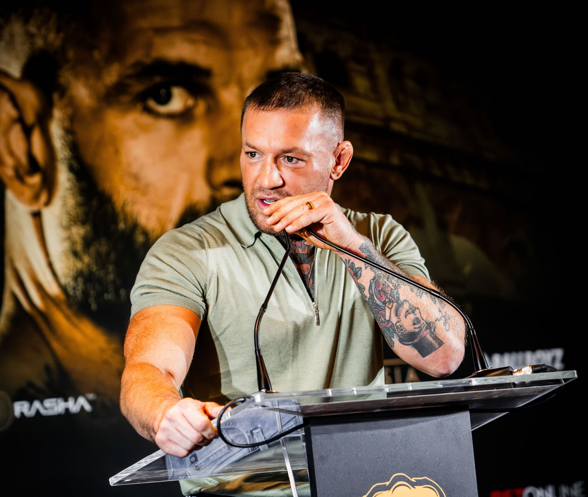 Conor McGregor a Roma per la BKFC 83