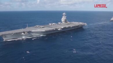 Venezuela, gli Usa inviano la portaerei USS Gerald R. Ford: le immagini