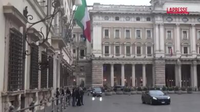 Orban a Palazzo Chigi, l’arrivo del premier ungherese