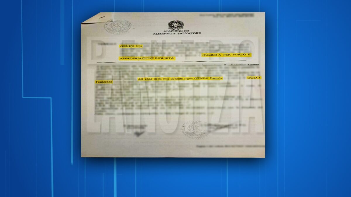 Pamela Genini, il cane restituito alla madre durante la puntata di ‘Ore 14’ Pamela Genini, il cane restituito alla madre durante la puntata di ‘Ore 14’