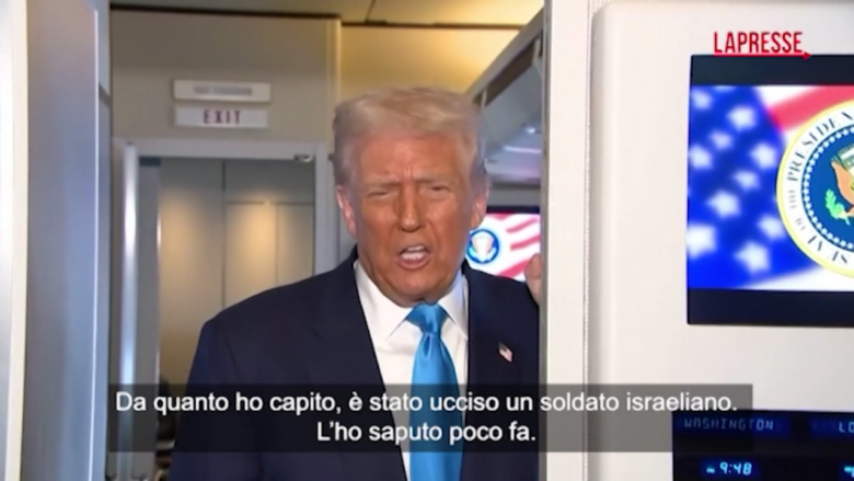 Gaza, Trump: "Tregua non a rischio, giusto che Israele reagisca"
