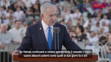 Gaza, Netanyahu minaccia nuovi raid: "Se Hamas viola tregua agiremo"
