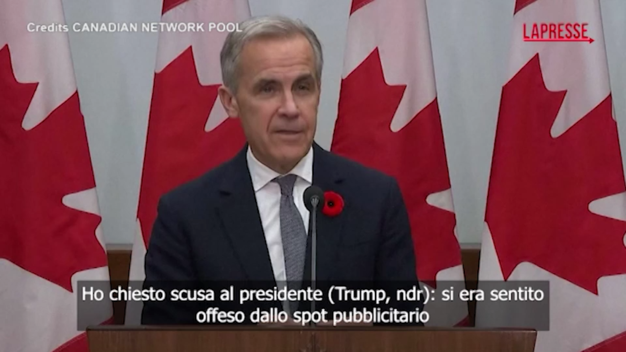 Canada, Carney: "Ho chiesto scusa a Trump per lo spot sui dazi" Canada, Carney: "Ho chiesto scusa a Trump per lo spot sui dazi"