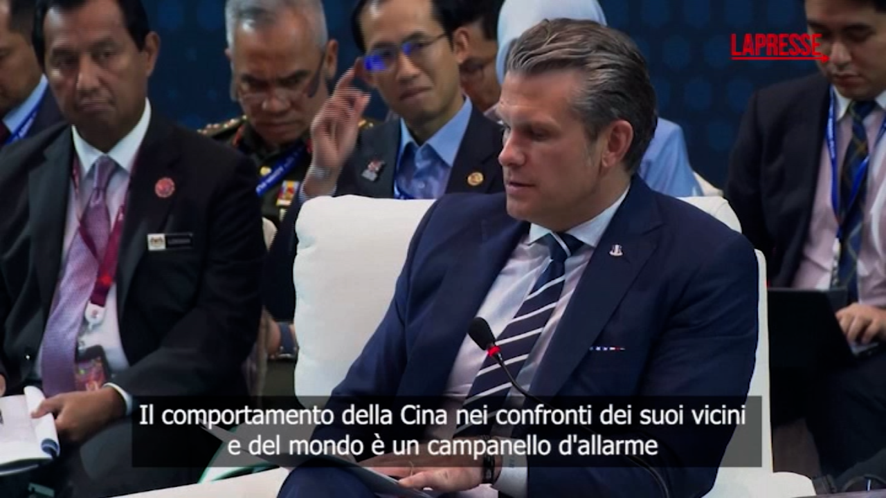 Usa, Hegseth: "Le azioni provocatorie della Cina sono un campanello d Usa, Hegseth: "Le azioni provocatorie della Cina sono un campanello d