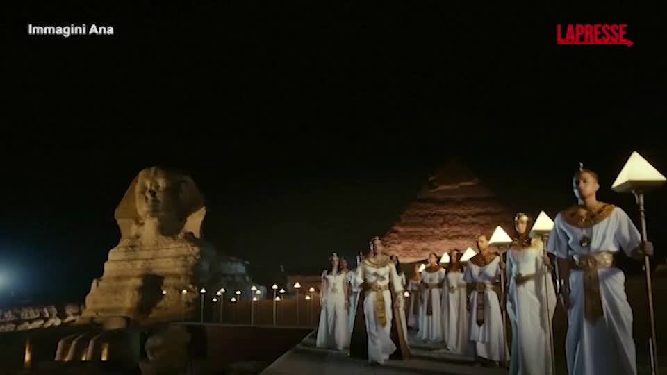 Egitto, al Sisi presiede la spettacolare inaugurazione del Grande Museo Egizio