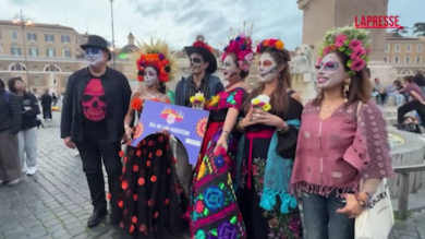Día de los Muertos, le bellissime Immagini della sfilata a Roma