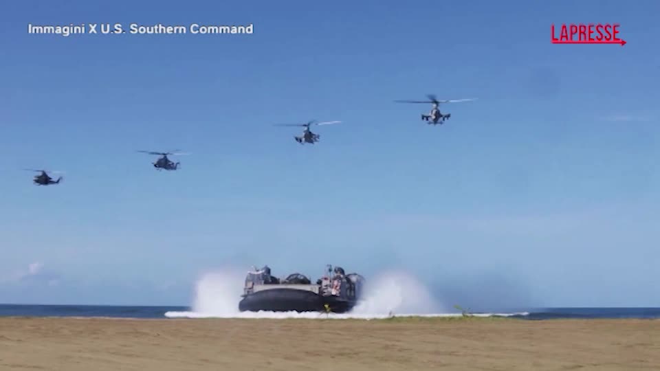 Usa, i Marines si addestrano a Porto Rico: "Impegnati nei Caraibi contro il narcotraffico" Usa, i Marines si addestrano a Porto Rico: "Impegnati nei Caraibi contro il narcotraffico"