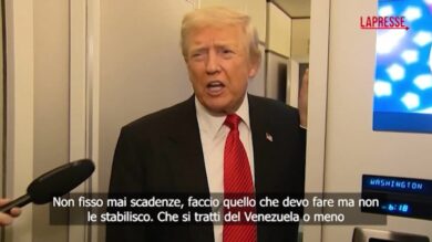 Venezuela, Trump ai cronisti: "Se pianifico un attacco? Non lo vengo di certo a dire a voi"