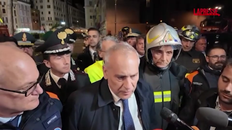 Crollo Torre dei Conti, Giannini: "Operaio estratto da macerie stabilizzato già sul posto"