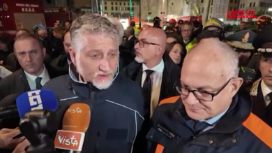 Crollo Torre dei Conti, Giuli: "Da vigili del fuoco un lavoro esemplare"