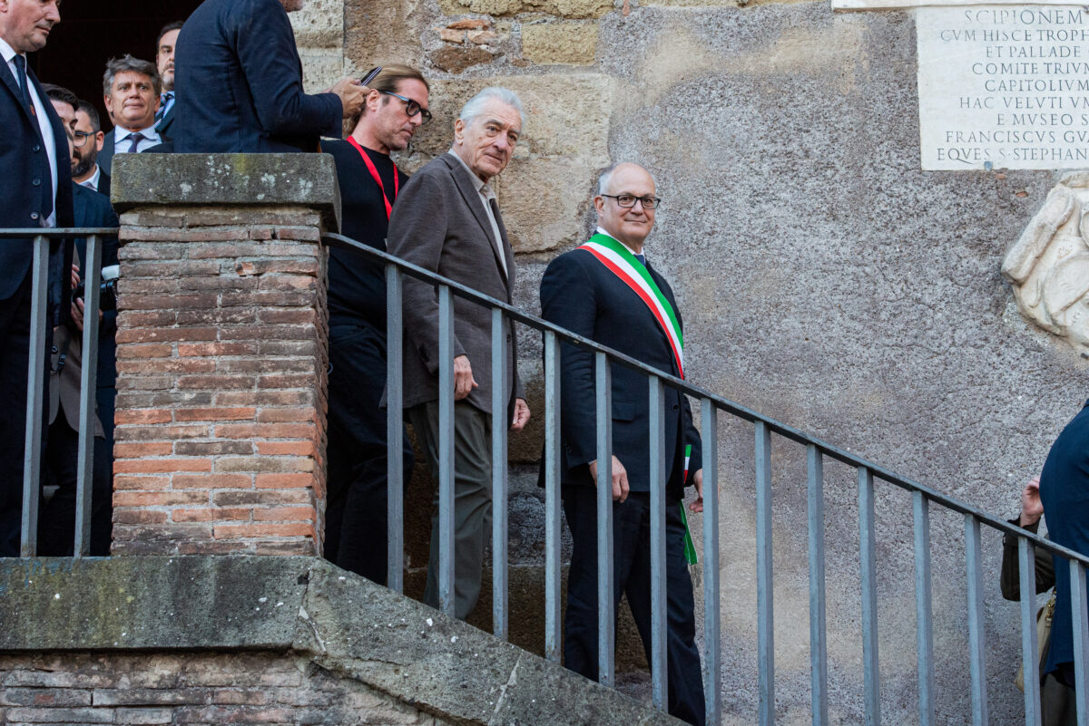 Robert De Niro a Roma riceve il premio “Lupa Capitolina”: le foto della giornata