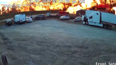 Aereo cargo Ups caduto in Kentucky, telecamera di sorveglianza riprende il momento dello schianto