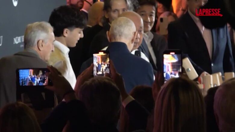 Roma, Robert De Niro all'inaugurazione del Nobu Hotel di Via Veneto