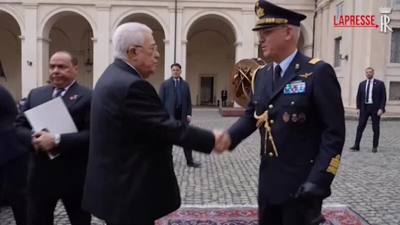 Mattarella riceve Abu Mazen al Quirinale: "L'Anp interlocutore fondamentale per l'Italia"