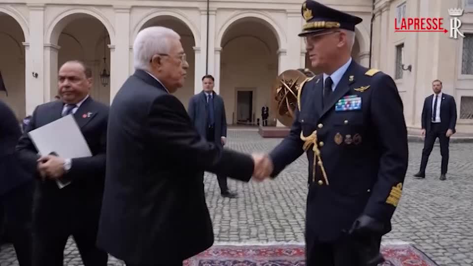 Mattarella riceve Abu Mazen al Quirinale: "L Mattarella riceve Abu Mazen al Quirinale: "L