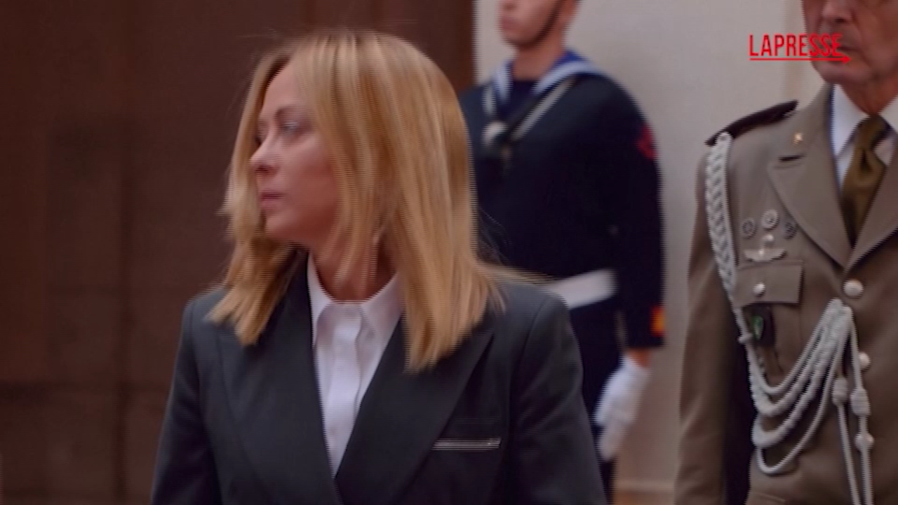Giorgia Meloni riceve Abu Mazen a Palazzo Chigi: le immagini dell Giorgia Meloni riceve Abu Mazen a Palazzo Chigi: le immagini dell