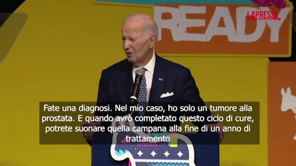 Usa, Biden parla del suo cancro in pubblico: "Ringrazio medici e infermieri" Usa, Biden parla del suo cancro in pubblico: "Ringrazio medici e infermieri"