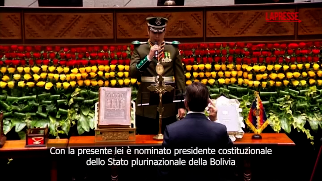 Bolivia, il conservatore Rodrigo Paz presta giuramento come nuovo presidente Bolivia, il conservatore Rodrigo Paz presta giuramento come nuovo presidente