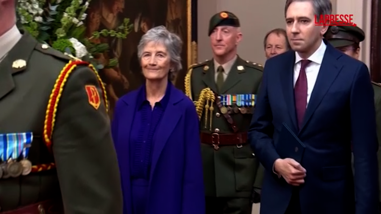 irlanda la cerimonia di insediamento di catherine connolly